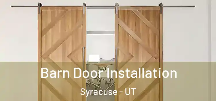 Barn Door Installation Syracuse - UT
