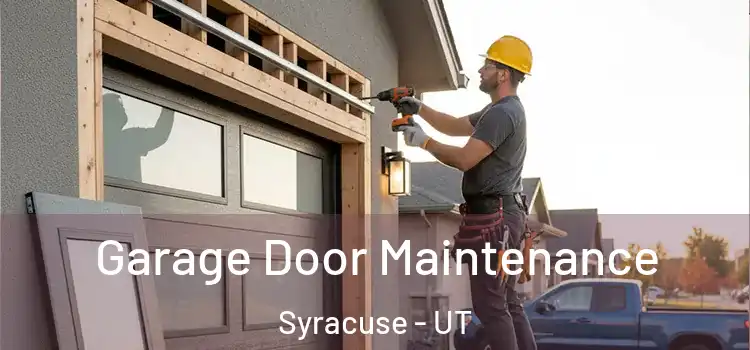  Garage Door Maintenance Syracuse - UT