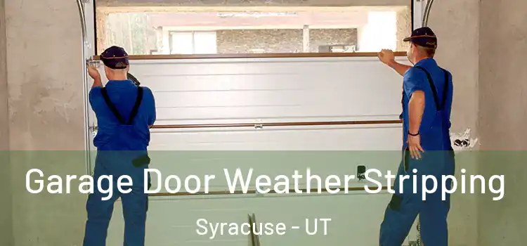  Garage Door Weather Stripping Syracuse - UT