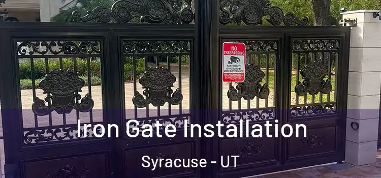 Iron Gate Installation Syracuse - UT