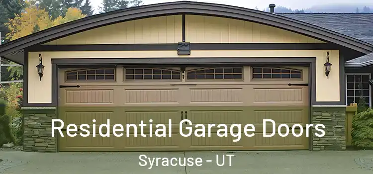  Residential Garage Doors Syracuse - UT