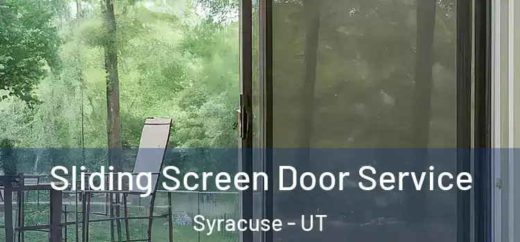 Sliding Screen Door Service Syracuse - UT
